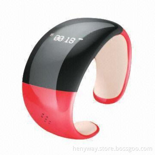 2.45GHz Fashionable Bluetooth Bracelet with 3.6-4.2V Working Voltage and 45mA Current